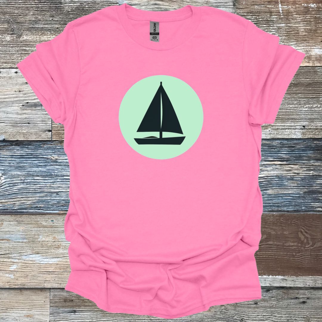 Sailboat_Circle T-Shirt