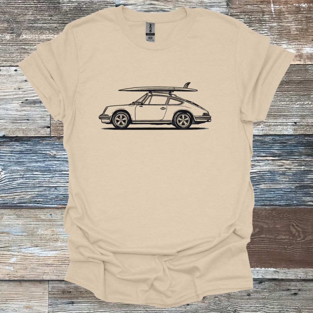 Surfer Porsche T-Shirt