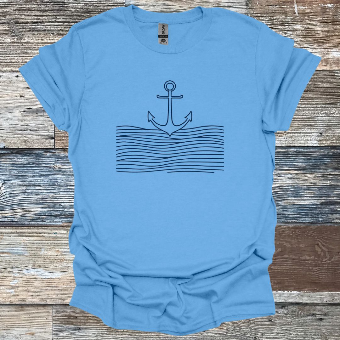 Anchor Above Ocean T-Shirt