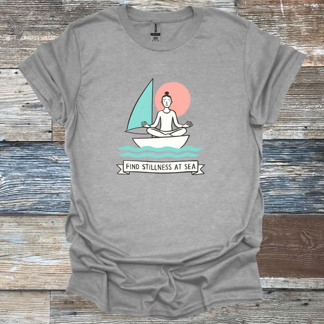 Find Stillness at Sea T-Shirt