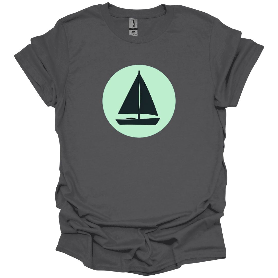 Sailboat_Circle T-Shirt
