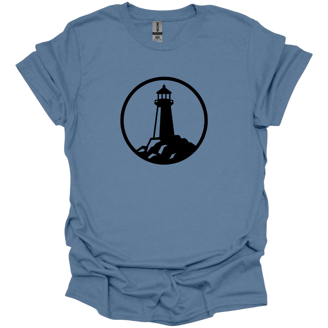 Lighthouse on Rocks T-Shirt
