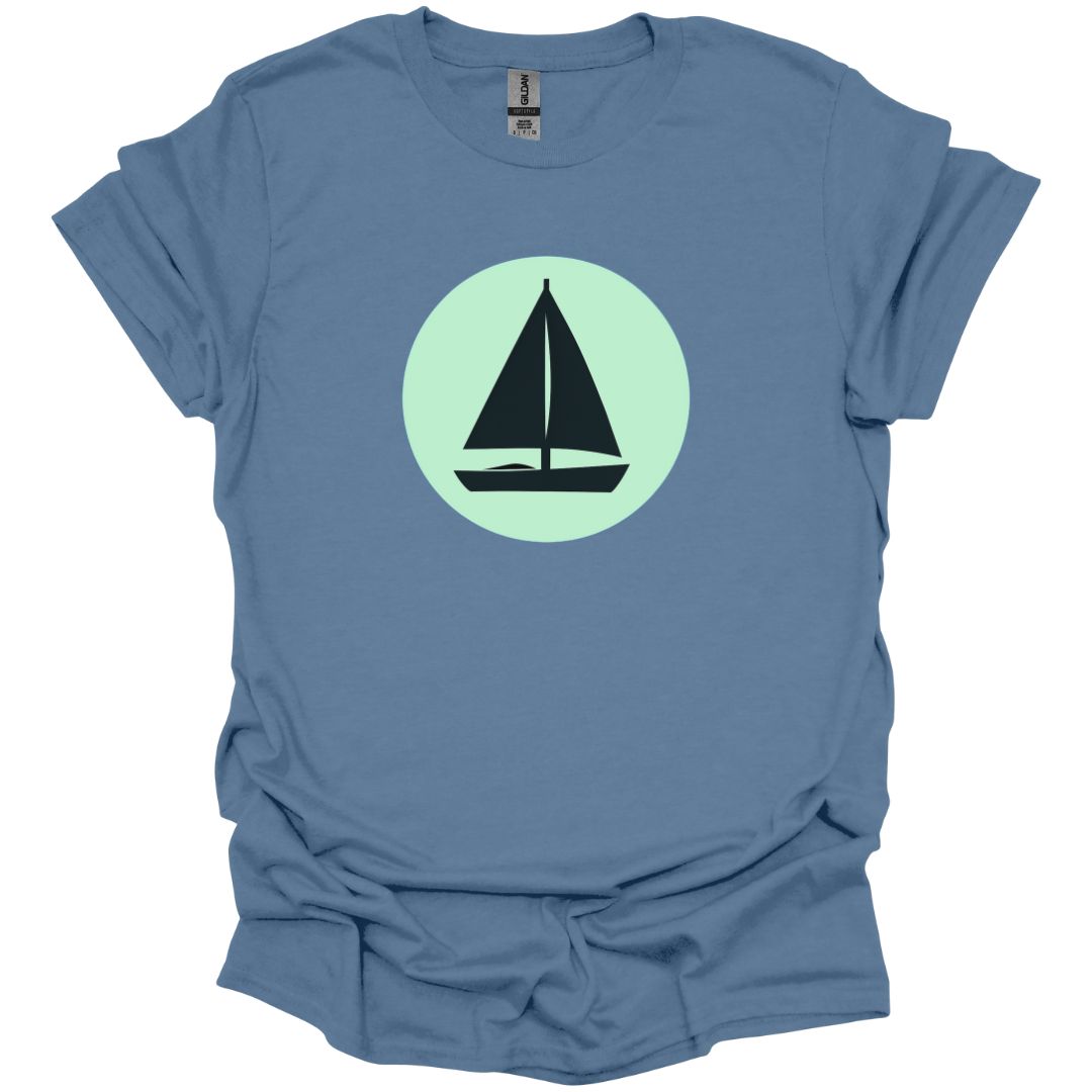 Sailboat_Circle T-Shirt