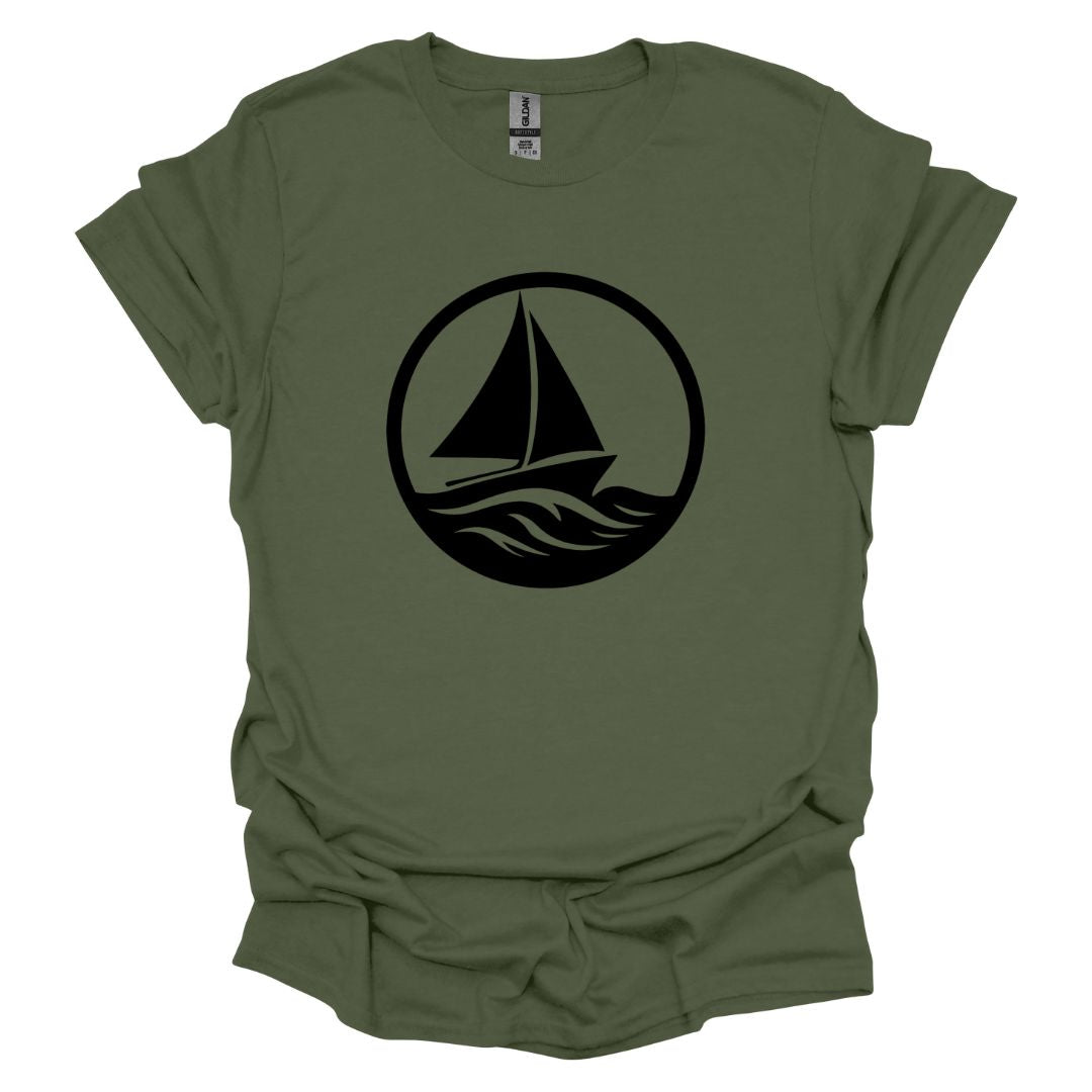 Boat in Waves T-Shirt
