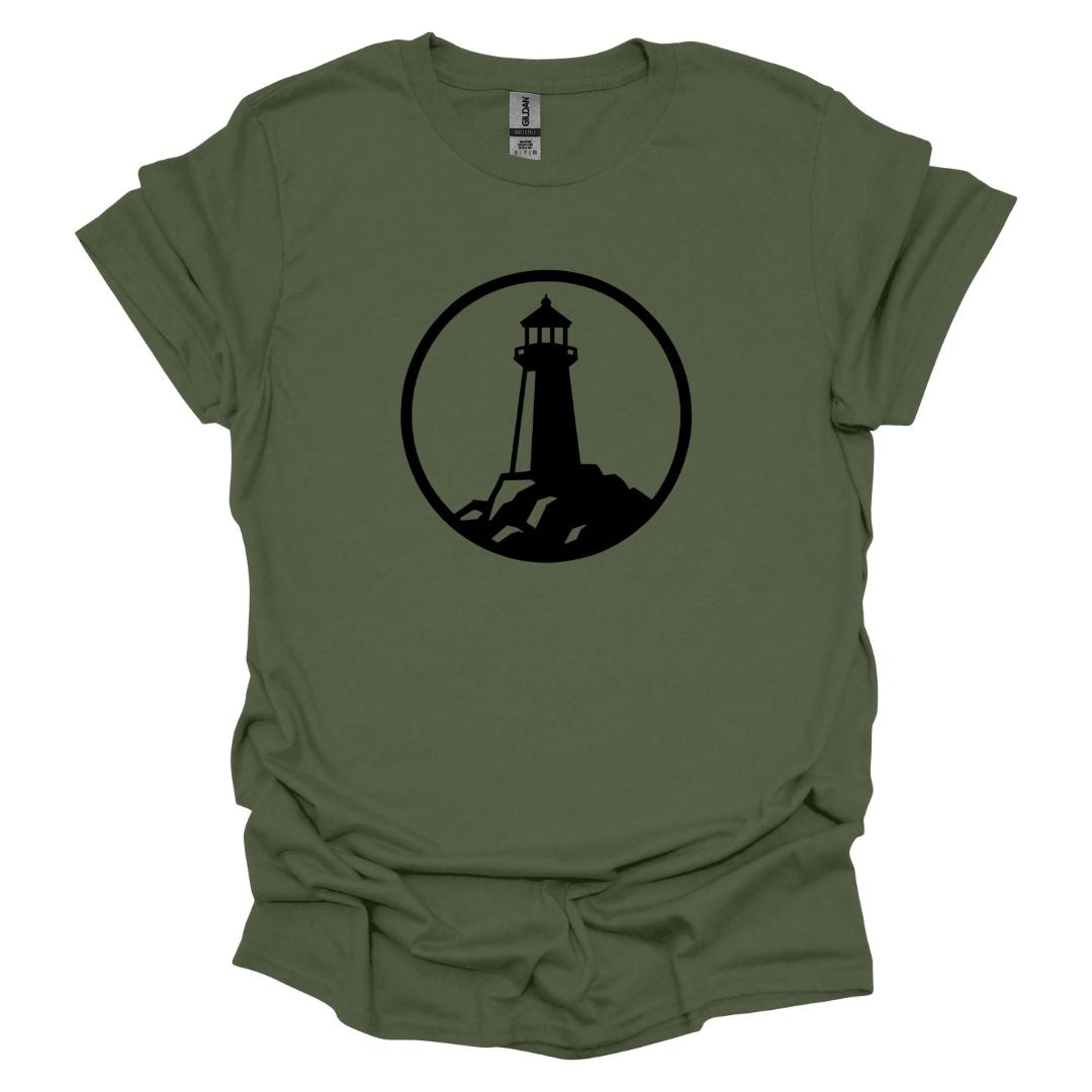 Lighthouse on Rocks T-Shirt