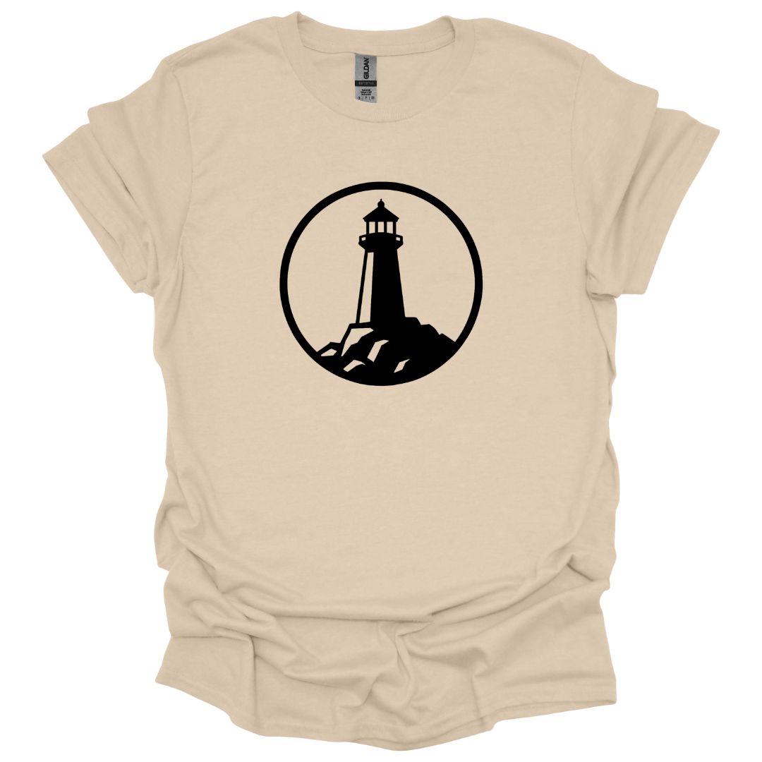 Lighthouse on Rocks T-Shirt