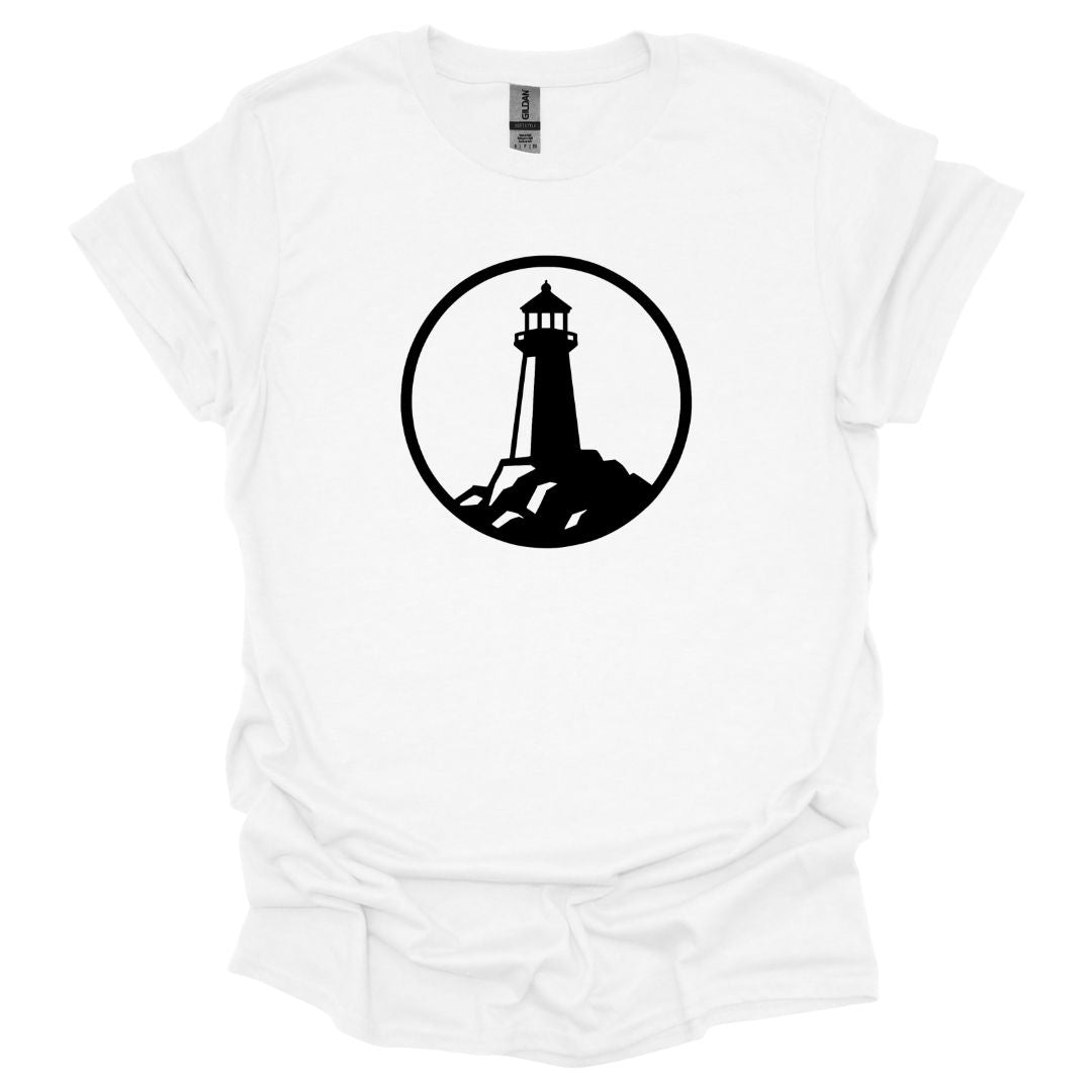 Lighthouse on Rocks T-Shirt