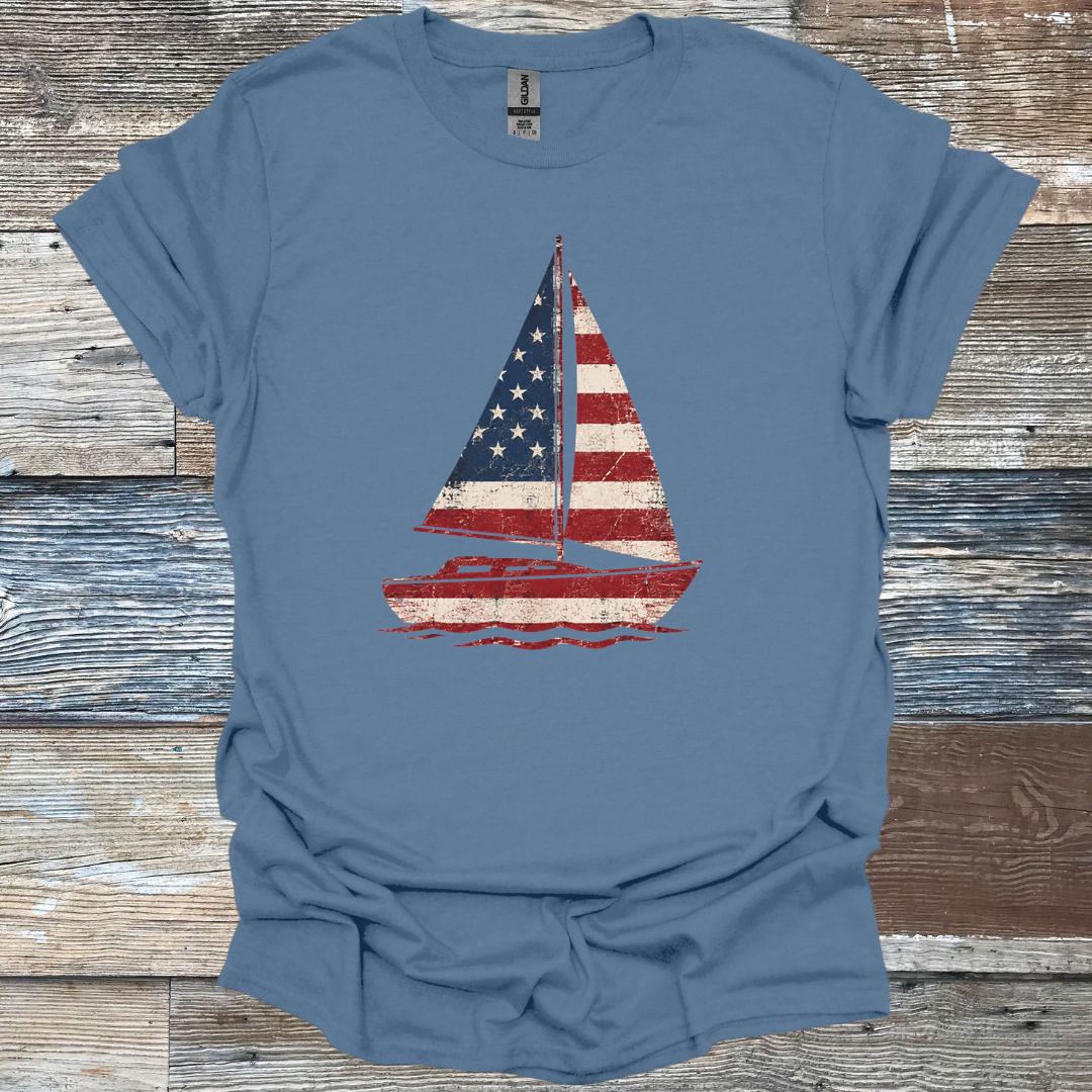 Patriot Sailboat T-Shirt