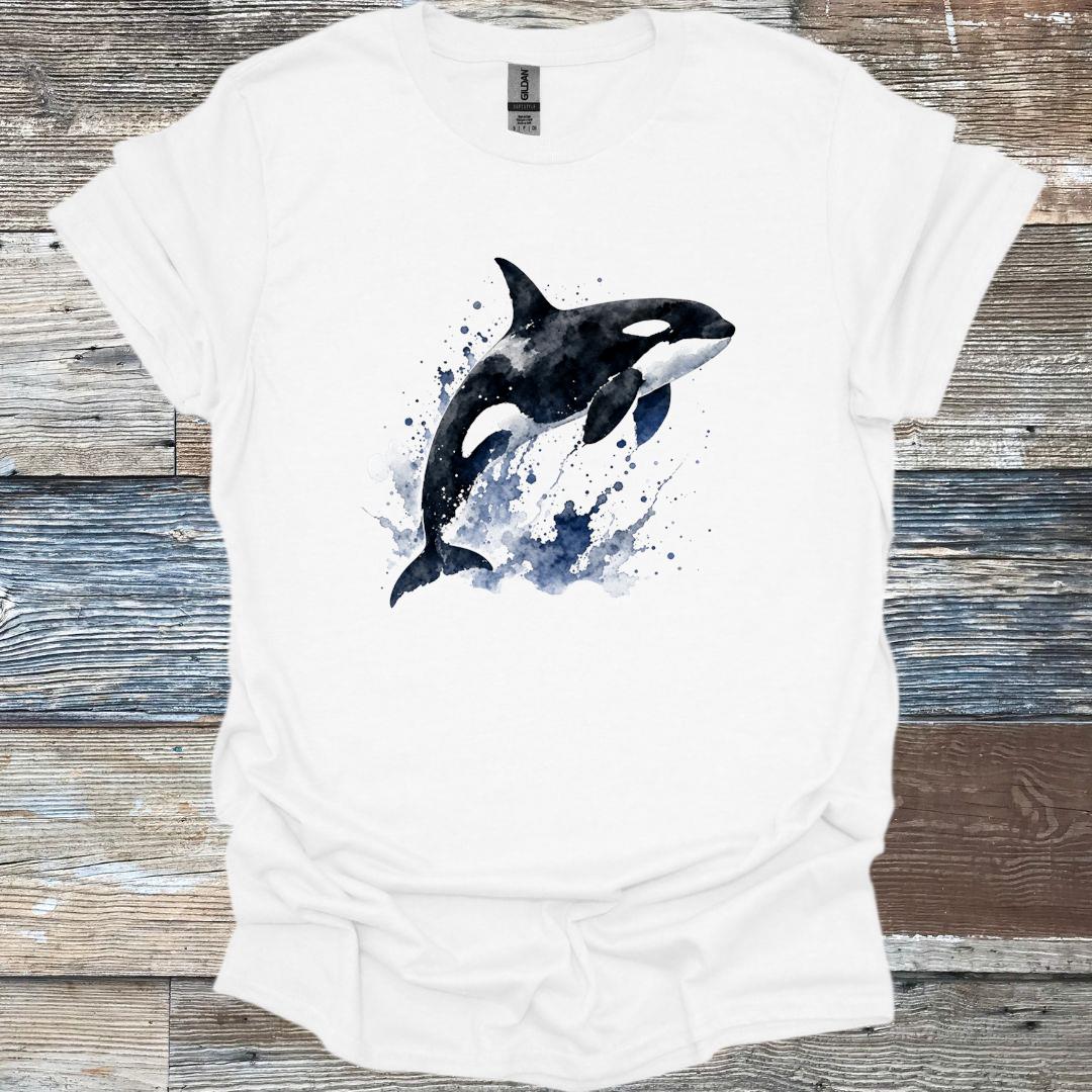 Watercolor Orca T-Shirt