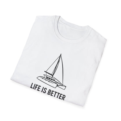 Life is Better on a Catamaran T-Shirt