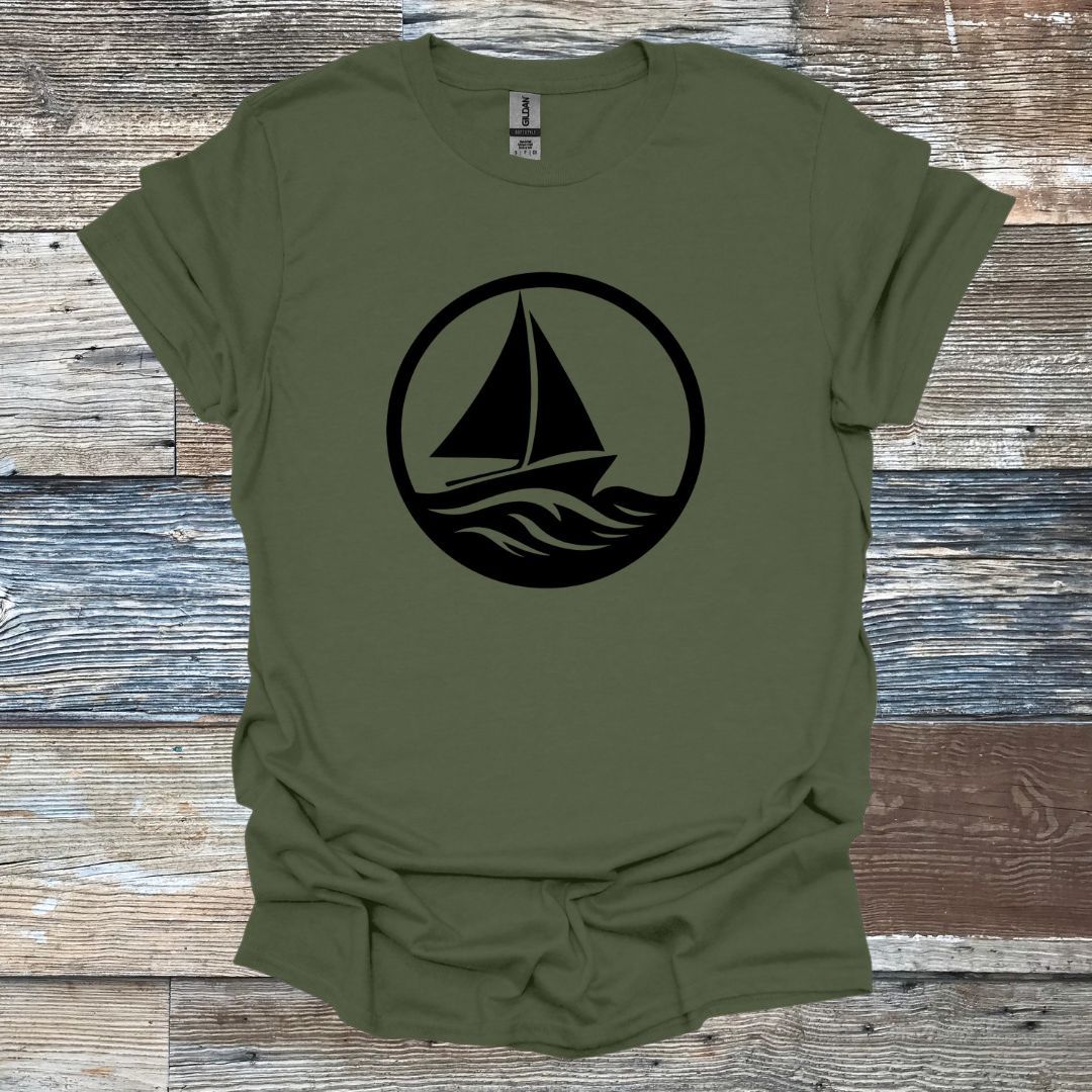 Boat in Waves T-Shirt
