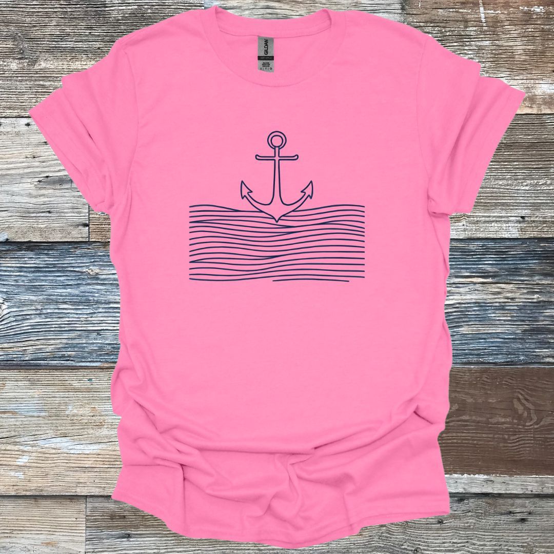 Anchor Above Ocean T-Shirt