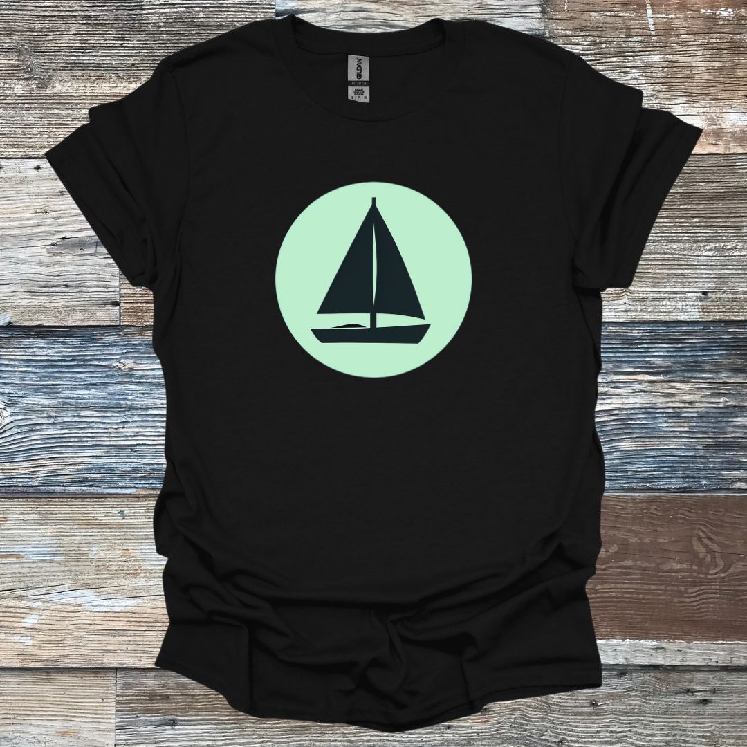Sailboat_Circle T-Shirt