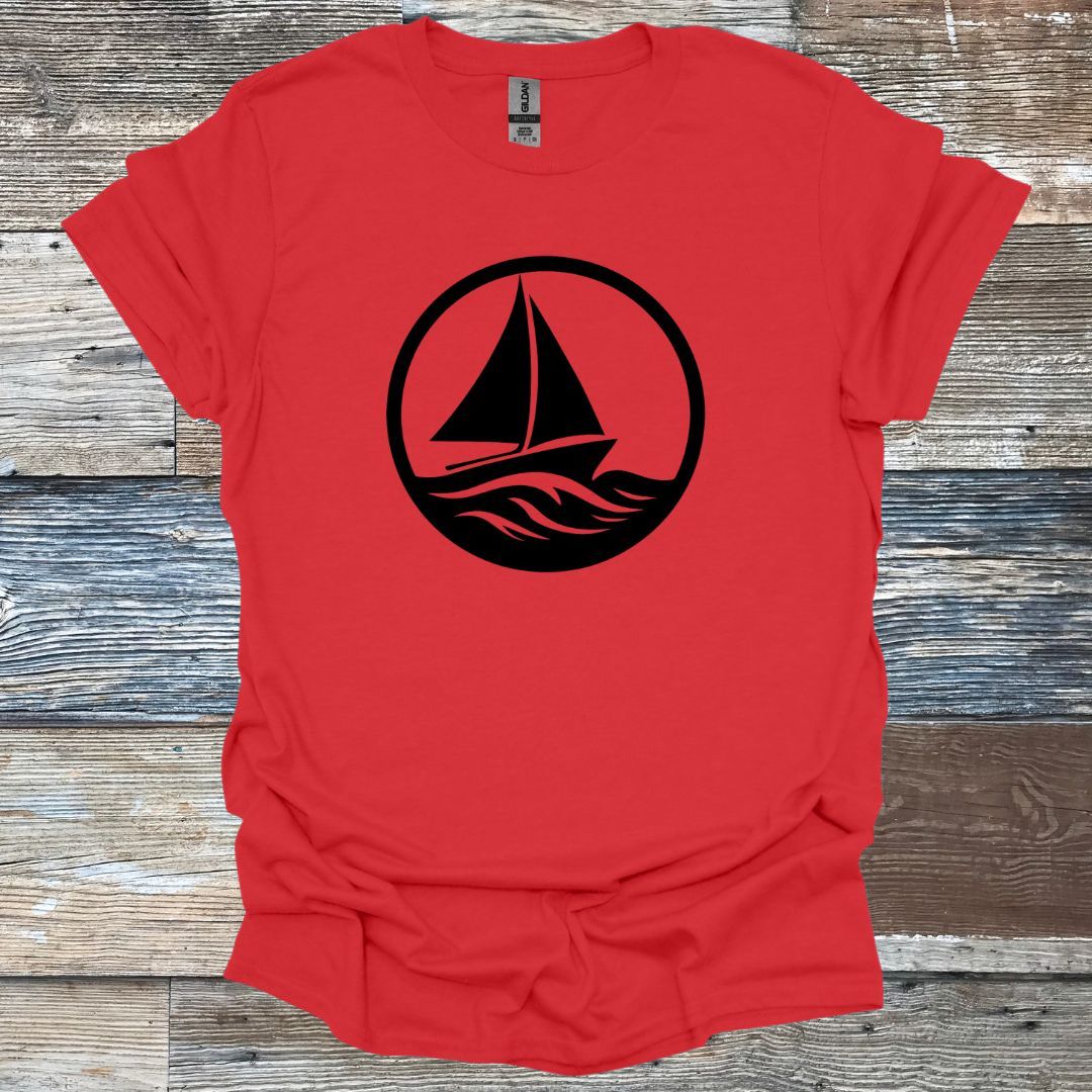 Boat in Waves T-Shirt