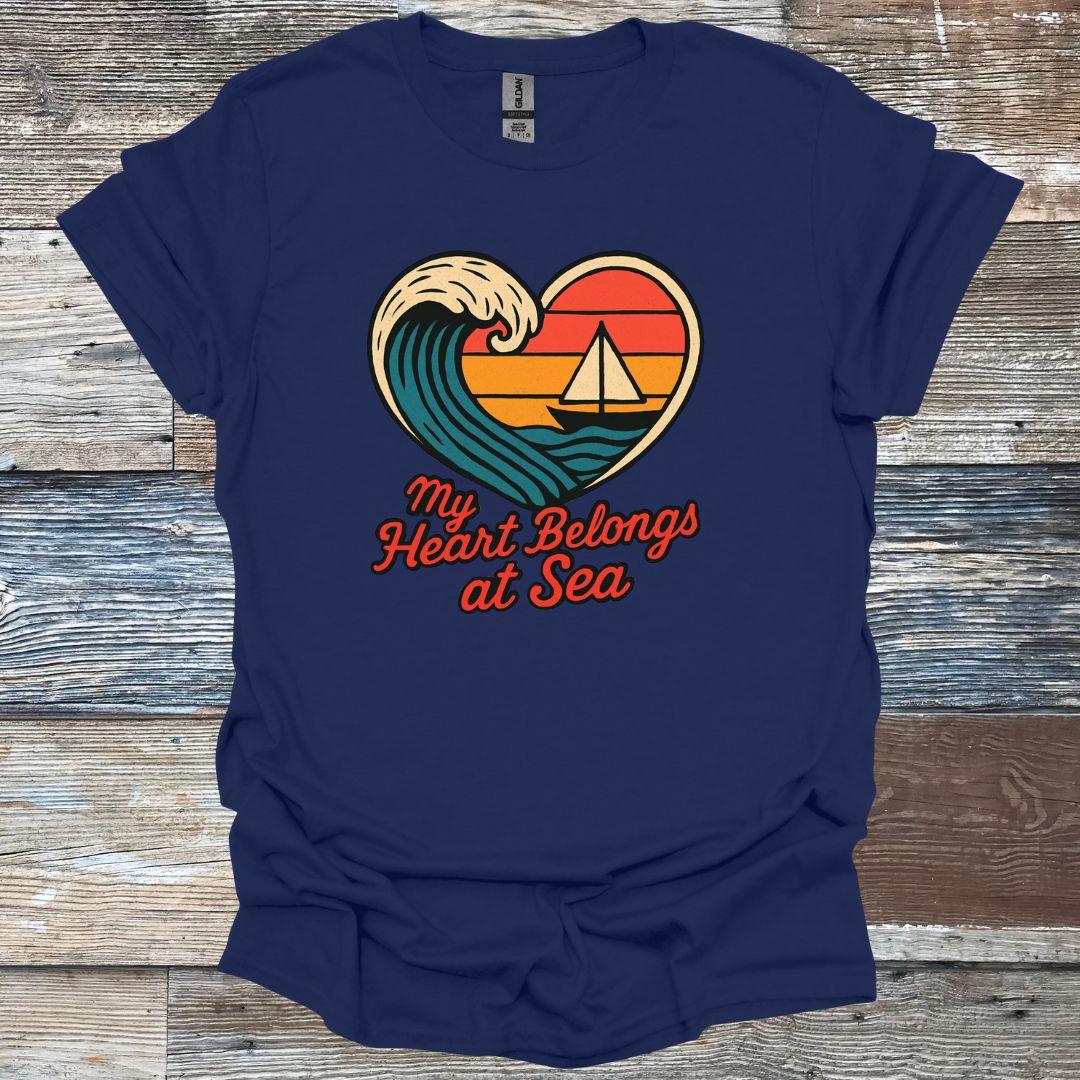 My Heart Belongs at Sea T-Shirt