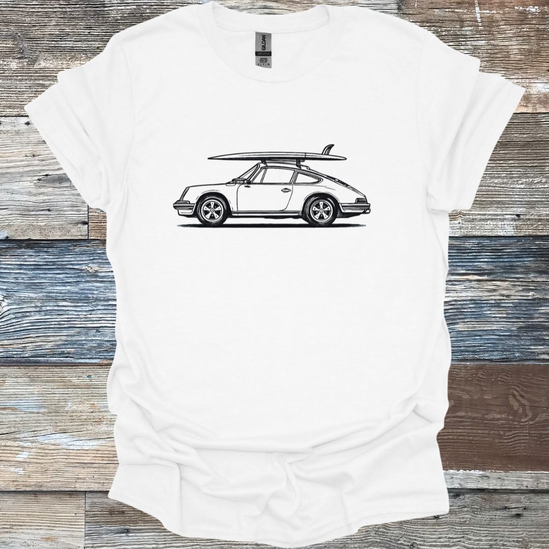 Surfer Porsche T-Shirt