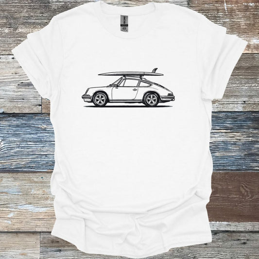 Surfer Porsche T-Shirt