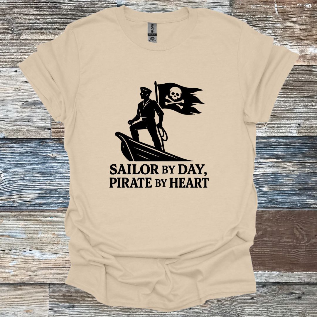 Sailor by Day Pirate by Heart T-Shirt