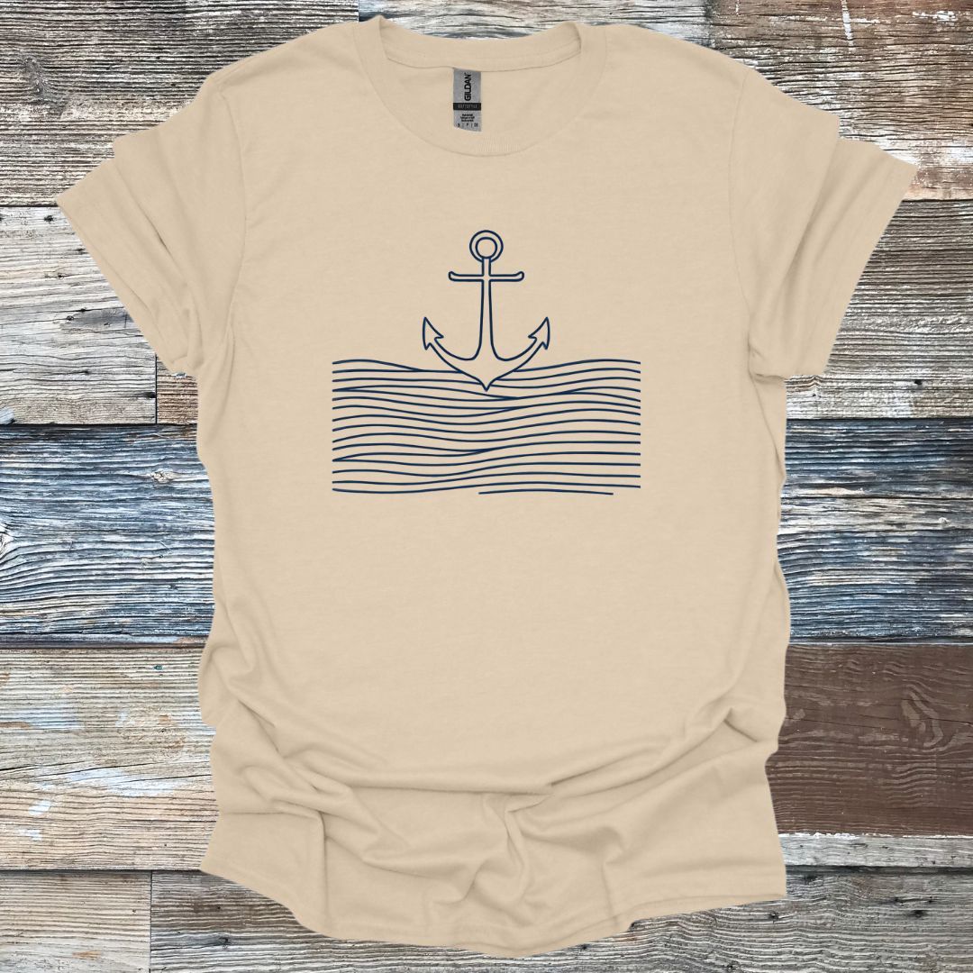 Anchor Above Ocean T-Shirt