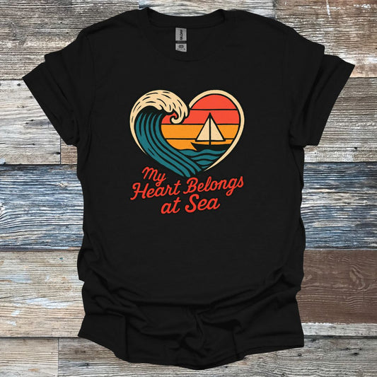 My Heart Belongs at Sea T-Shirt