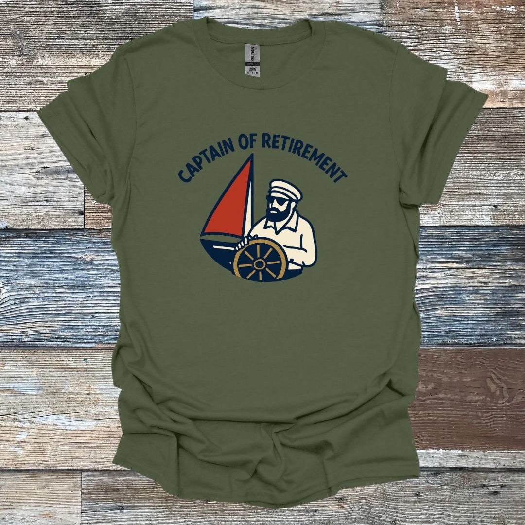 Captain of Retirement T-Shirt