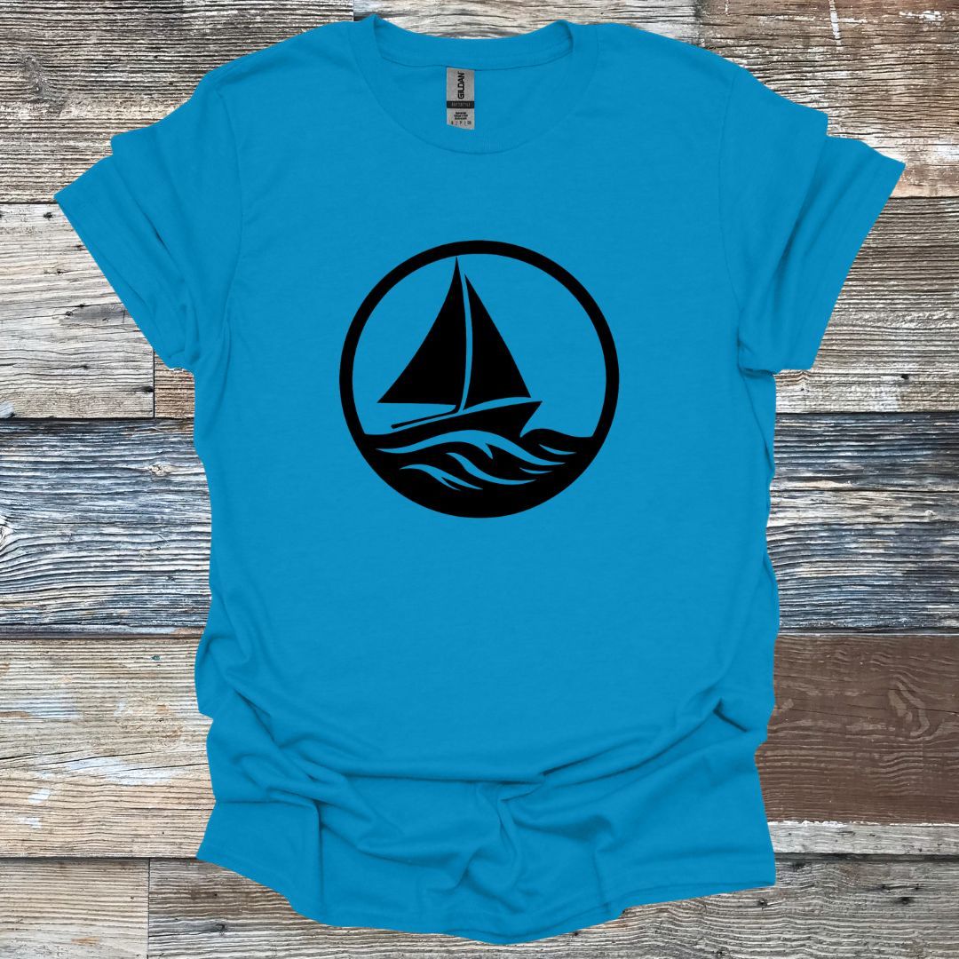 Boat in Waves T-Shirt
