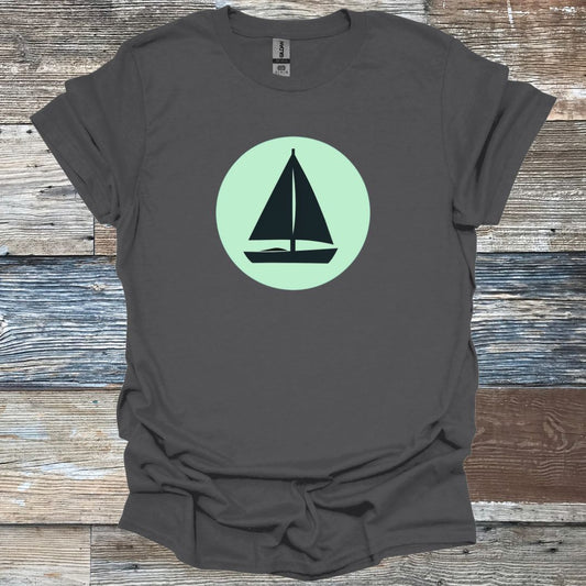 Sailboat_Circle T-Shirt