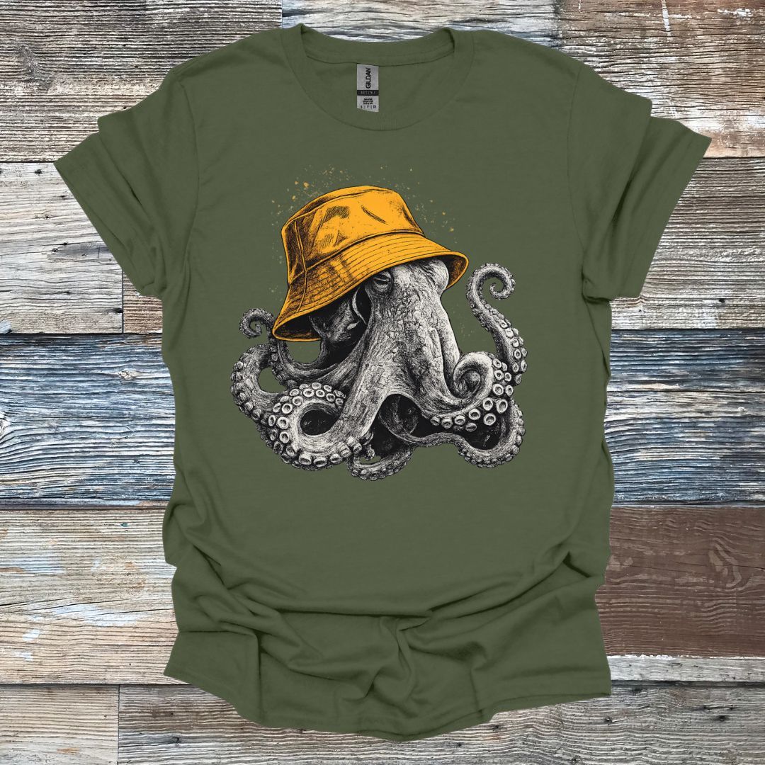 Octopus Hat T-Shirt