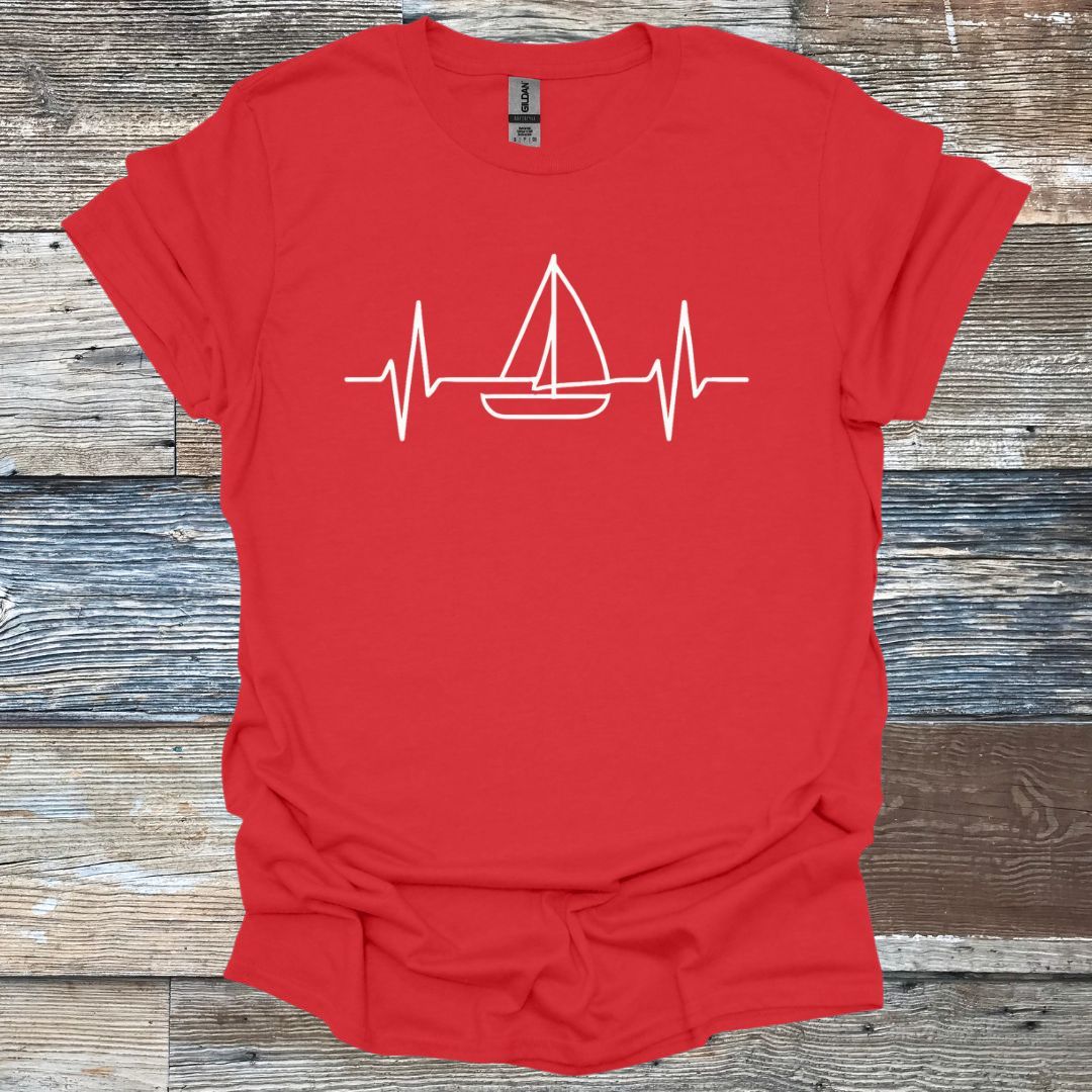 Sailing Heartbeat T-Shirt