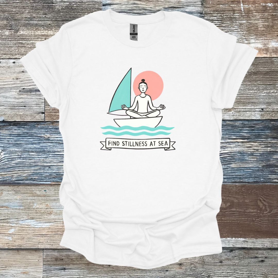 Find Stillness at Sea T-Shirt