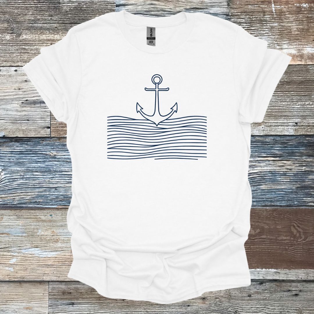 Anchor Above Ocean T-Shirt