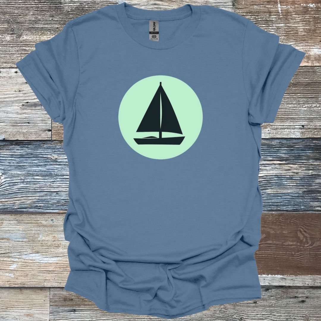 Sailboat_Circle T-Shirt