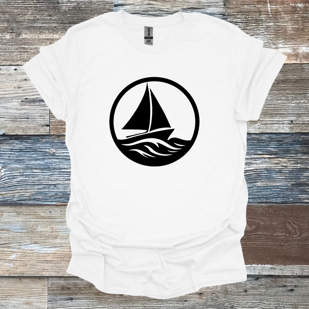Boat in Waves T-Shirt