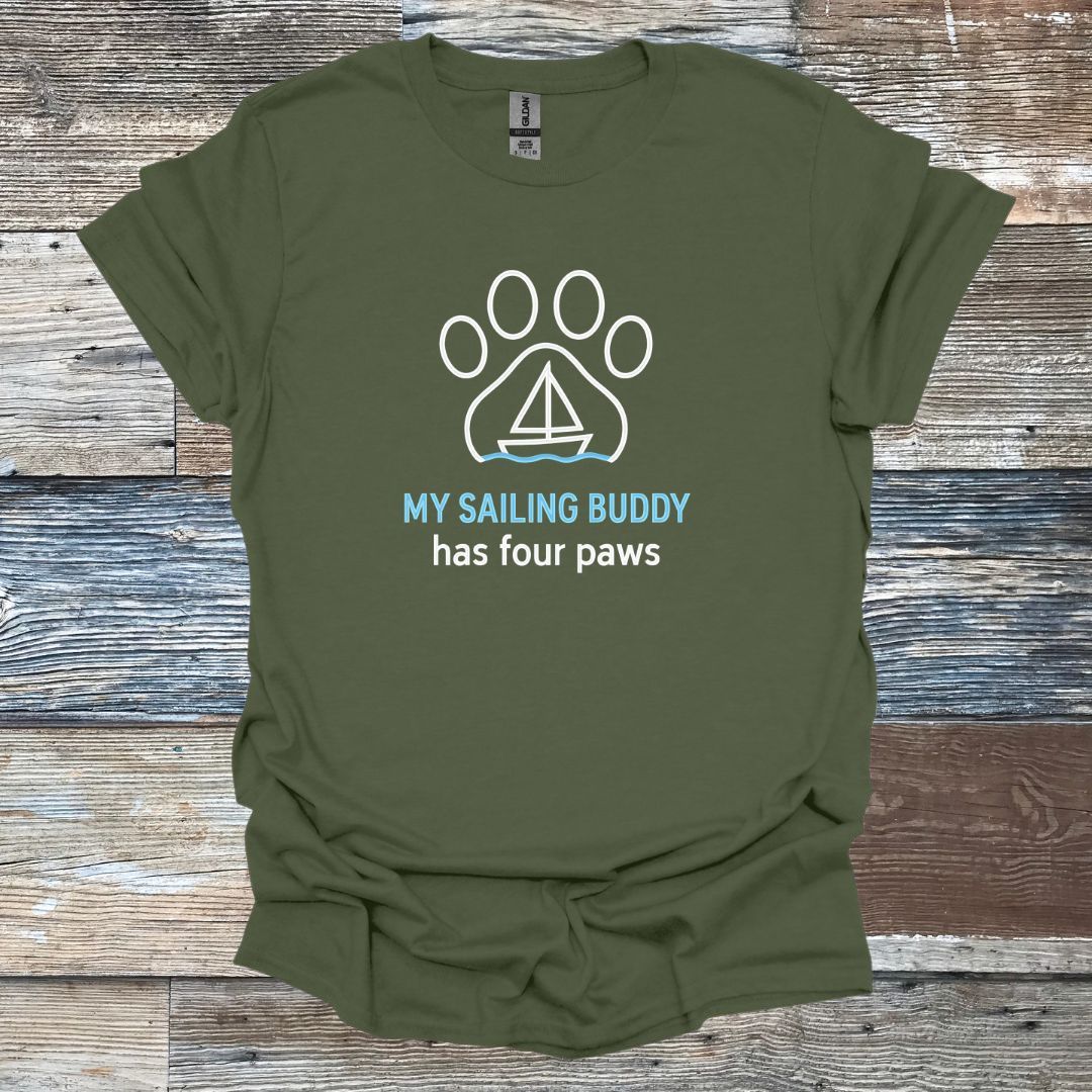 My Sailing Buddy has Four Paws T-Shirt