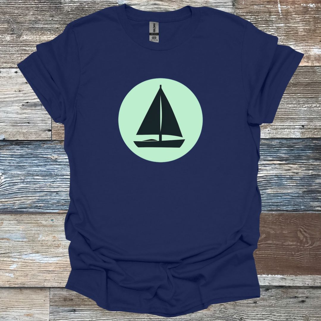 Sailboat_Circle T-Shirt