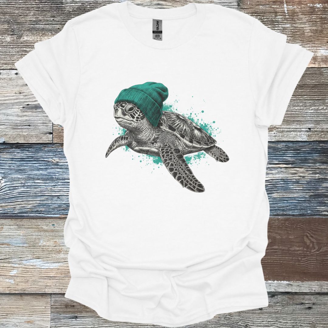 Beanie Turtle T-Shirt