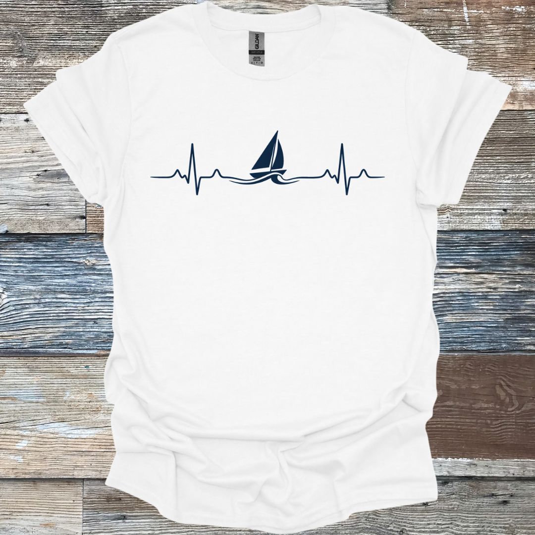 Sailing Heartbeat T-Shirt