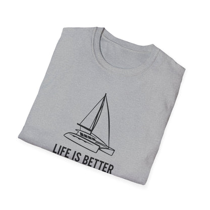 Life is Better on a Catamaran T-Shirt