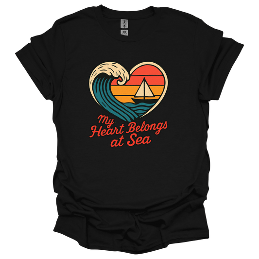 My Heart Belongs at Sea T-Shirt