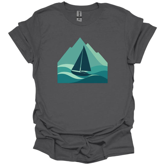 Boat on Waves T-Shirt