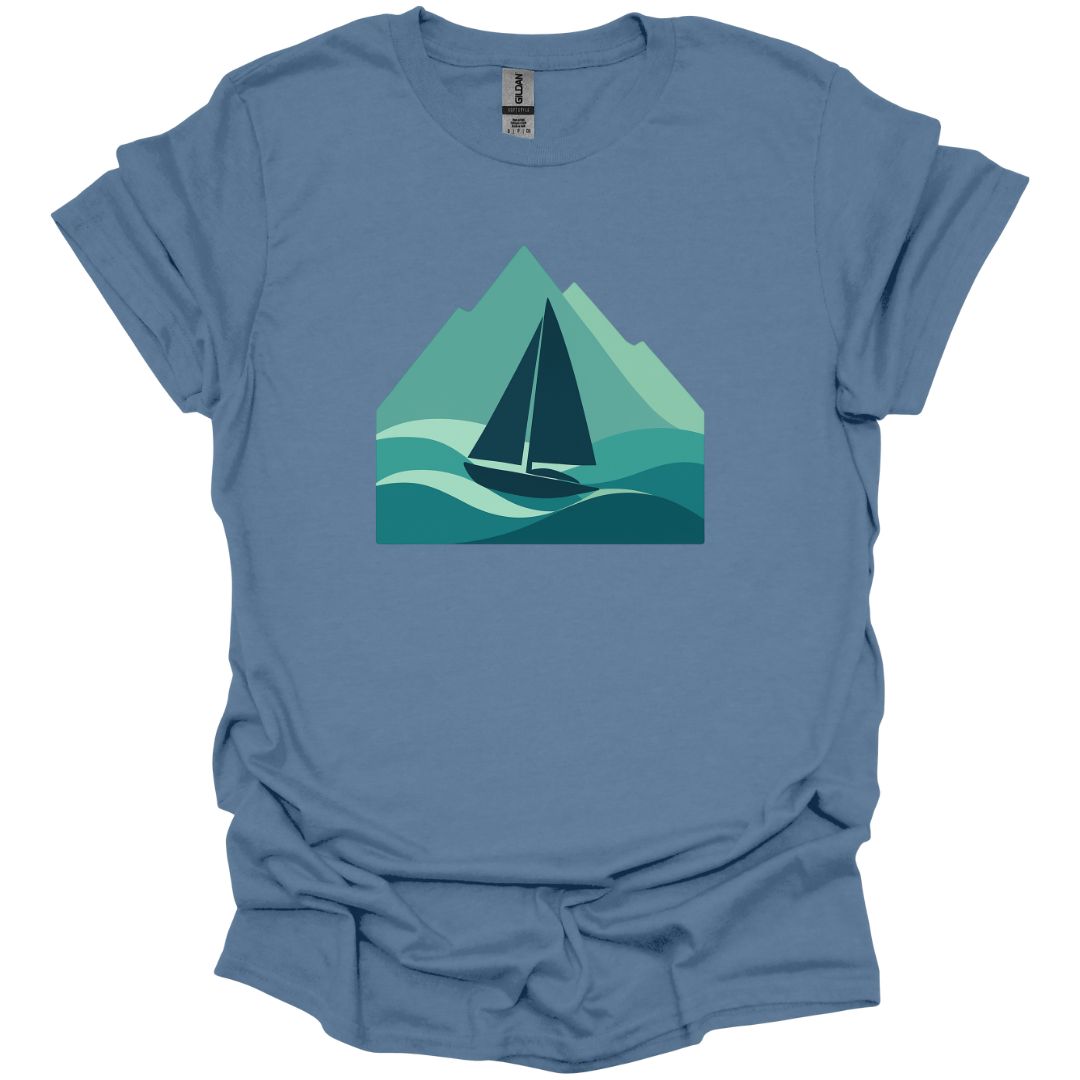 Boat on Waves T-Shirt
