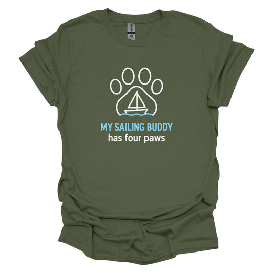My Sailing Buddy has Four Paws T-Shirt
