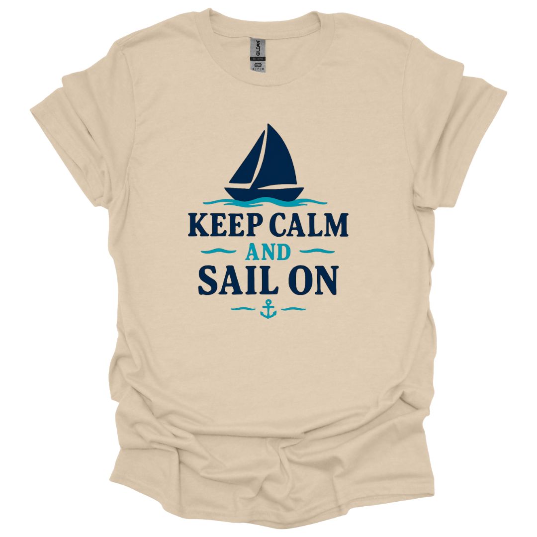 Keep Calm and Sail On T-Shirt