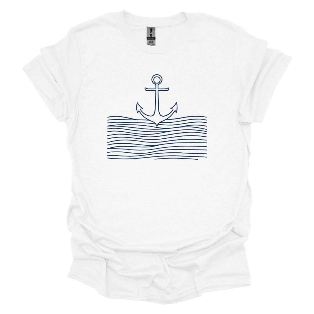 Anchor Above Ocean T-Shirt