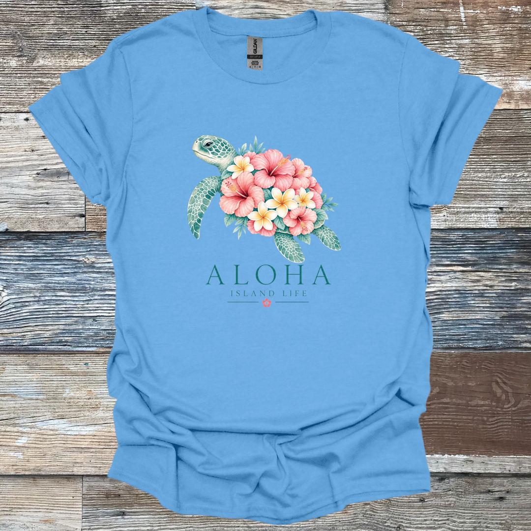 Aloha Island Life Turtle T-Shirt