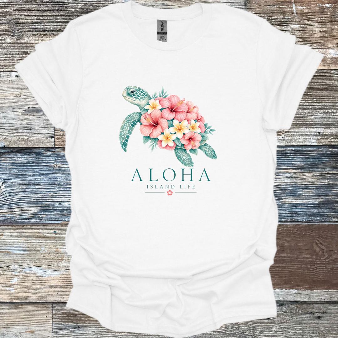 Aloha Island Life Turtle T-Shirt
