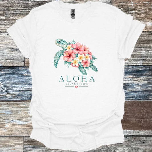 Aloha Island Life Turtle T-Shirt
