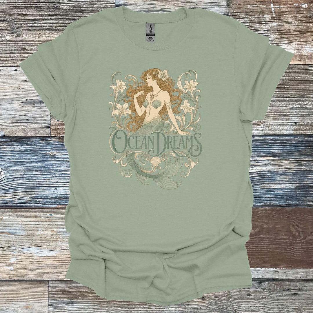 Art Nouveau Mermaid T-Shirt