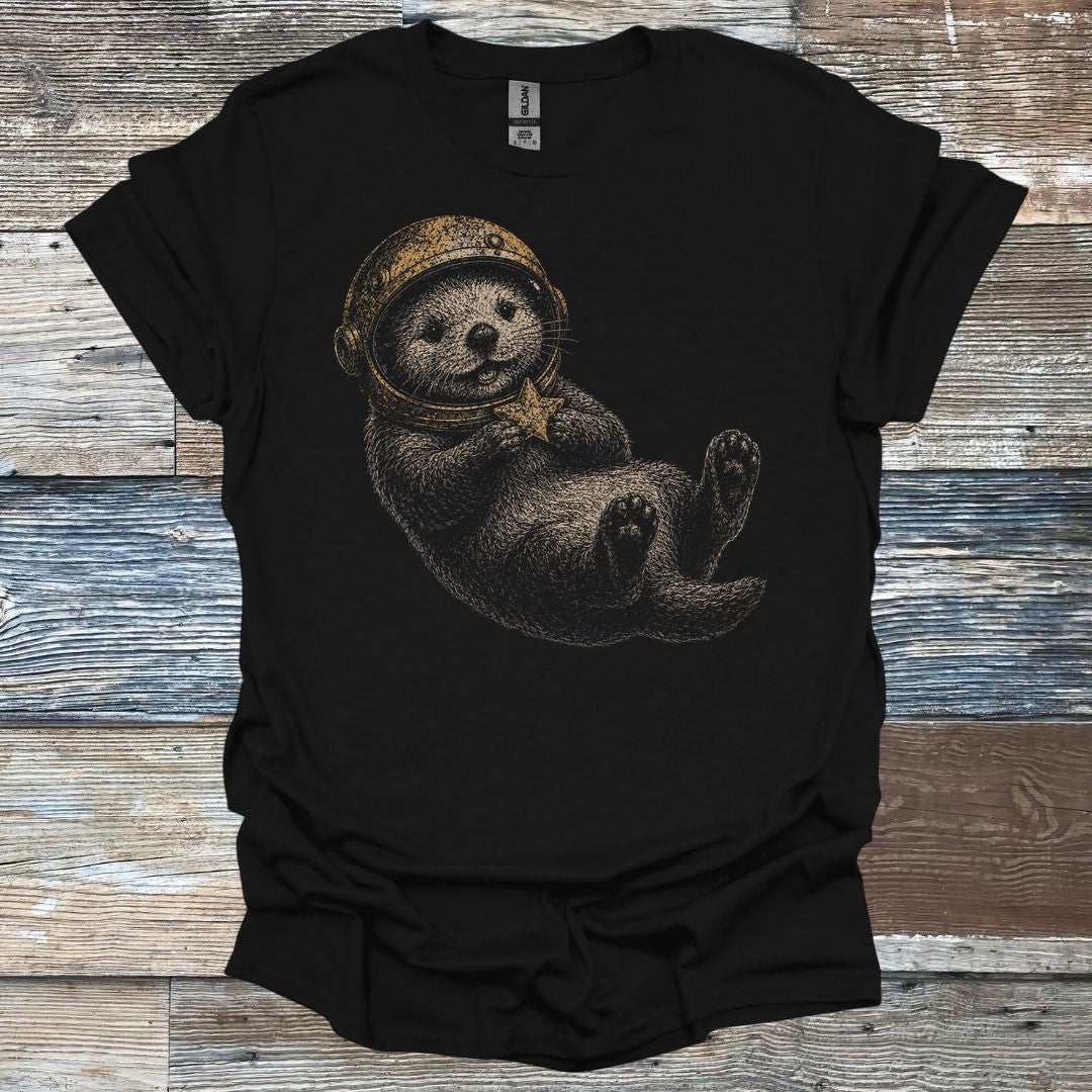 Astronaut Otter T-Shirt