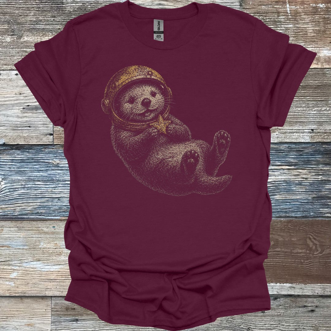 Astronaut Otter T-Shirt